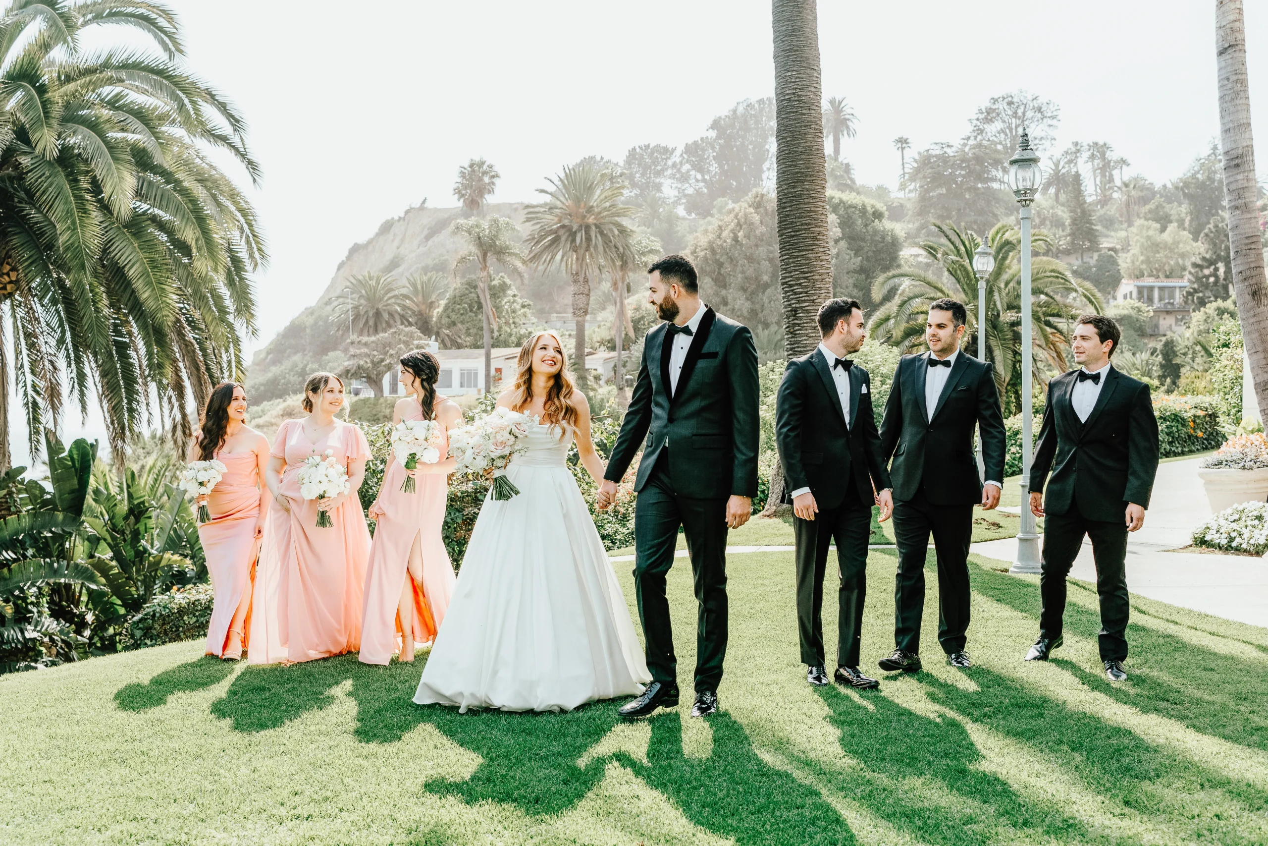 Danielle and Brandon wedding at Bel-Air Bay Club, Pacific Palisades wedding photographer